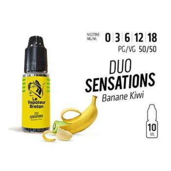 Banane Kiwi Duo Sensations - E-liquide VAPOTEUR BRETON