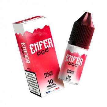 E-liquide - ENFER Pod - Fraise cerise - Nico Salt - Vape 47