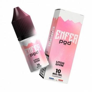 E-liquide - ENFER Pod - Litchi Givré - Nico Salt - Vape 47